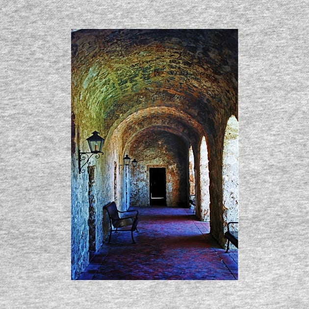 Mission Concepcion Cloister by briankphoto